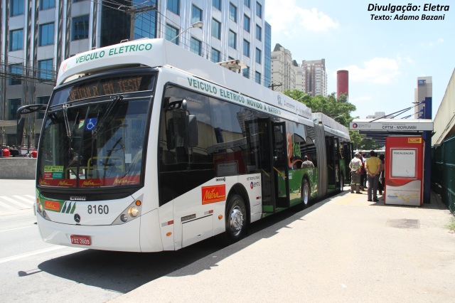 E-Bus ônibus elétrico eletric bus